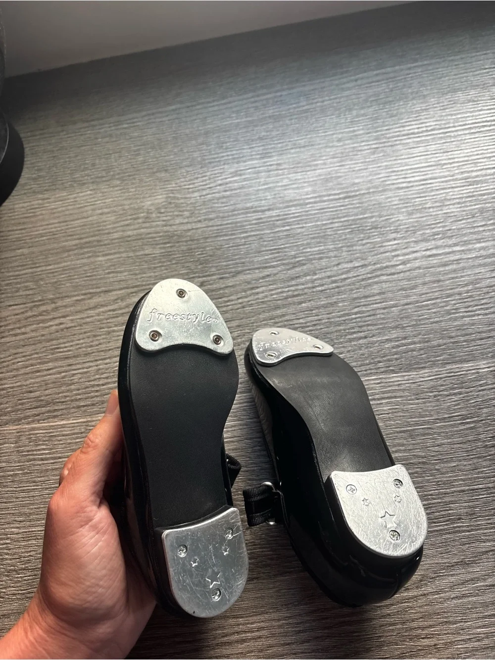Freestyle Black tap shoes size 9 girls